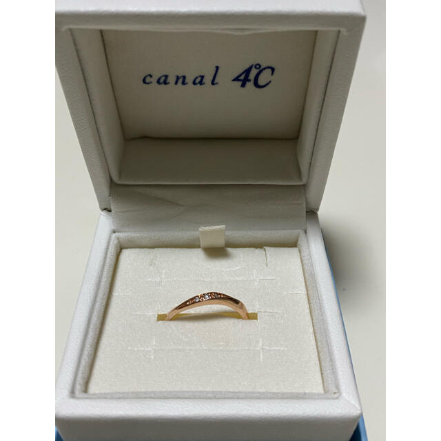 canal４℃(カナルヨンドシー)のchuncai0504様専用　canal4°C 3石ダイヤ K10PG リング  レディースのアクセサリー(リング(指輪))の商品写真