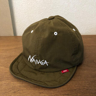 ナンガ(NANGA)の美品NANGA×Clef TAKIBI BRIM CAP ナンガ×クレ　キャップ(キャップ)