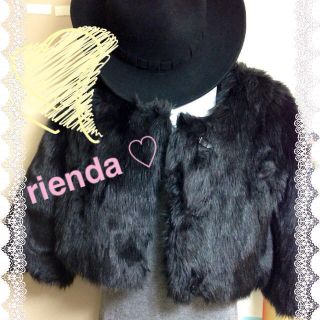 リエンダ(rienda)の値下♡rienda♡ふわふわファーコート(毛皮/ファーコート)