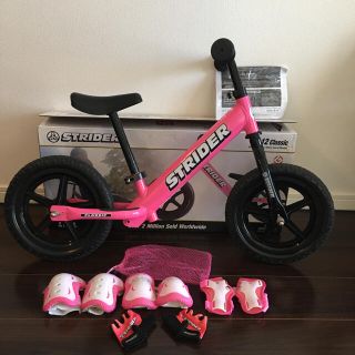 ストライダ(STRIDA)のストライダー ピンク・プロテクター付き(自転車)