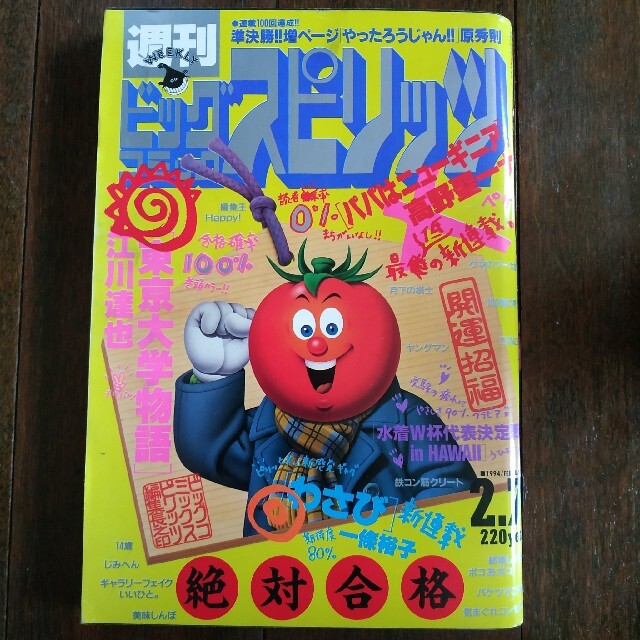 ビッグコミックスピリッツ　1994年7号 エンタメ/ホビーの漫画(漫画雑誌)の商品写真