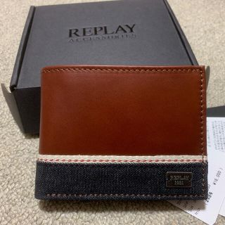 リプレイ(Replay)の⭐︎新品未使用⭐︎リプレイREPLAY 二つ折り財布⭐︎(折り財布)