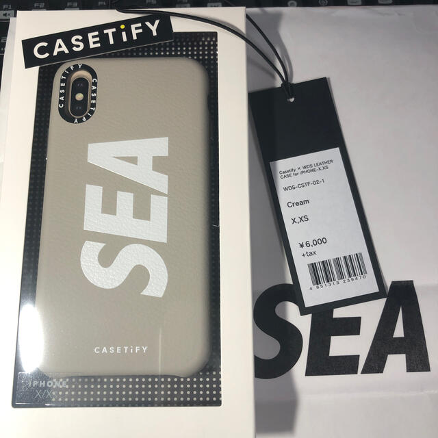 CASETiFY×WDS Leather Case for iPhone