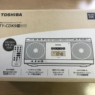 トウシバ(東芝)の東芝CDラジオカセットレコーダー　TY-CDK9(ラジオ)