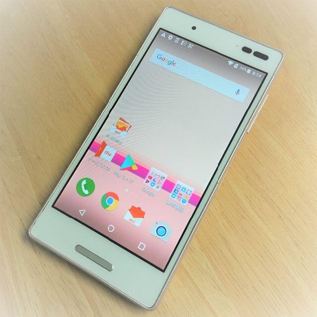 京セラ(キョウセラ)の📱au Qua phone QX スマホ/家電/カメラのスマートフォン/携帯電話(スマートフォン本体)の商品写真