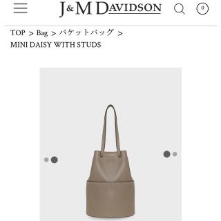 ジェイアンドエムデヴィッドソン(J&M DAVIDSON)のJ&M DAVIDSON  ジェイアンドエム　デイジー　バッグ　トゥモロー　(ハンドバッグ)