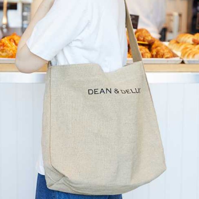 DEAN & DELUCA(ディーンアンドデルーカ)のDEAN & DELUCA リネントートバッグ Lサイズ レディースのバッグ(トートバッグ)の商品写真