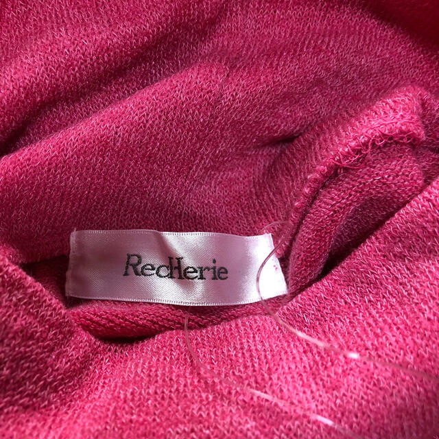 RecHerie(リシェリエ)のタグ付き未使用品　リシェリエ　トップス レディースのトップス(カットソー(長袖/七分))の商品写真