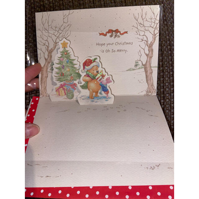 くまのプーさん プーさん ディズニー クリスマスカード 2枚セットの通販 By みんみん S Shop クマノプーサンならラクマ