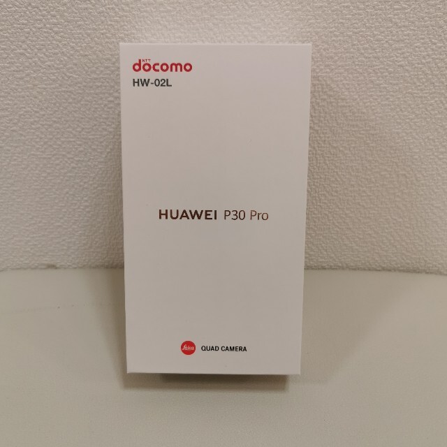 HUAWEI P30 Pro HW-02L ブラック 新品未使用 シムフリースマートフォン/携帯電話