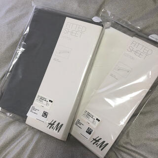 エイチアンドエム(H&M)のH&M home コットンフィットシーツ 180×200cm ボックスシーツ(シーツ/カバー)