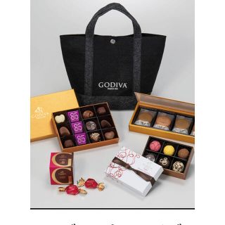 GODIVA ブラックフライデーハッピーセット　ゴディバ　チョコレート　トート(菓子/デザート)