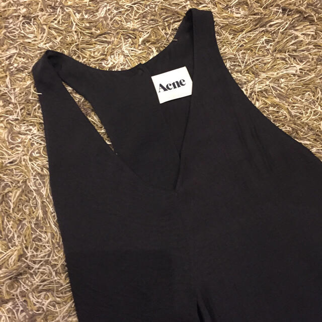 ACNE - ACNE 黒 ノースリーブ ワンピースの通販 by クローゼット整理 ...