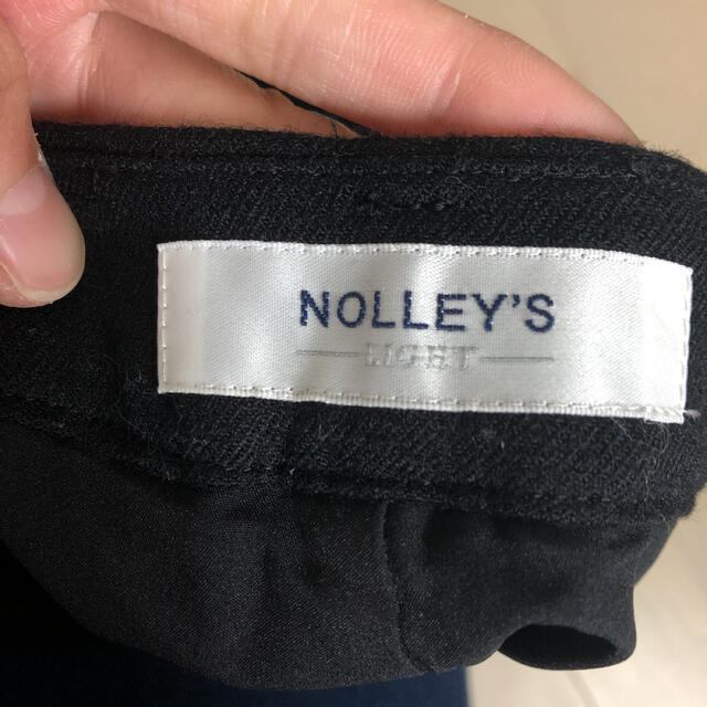 NOLLEY'S(ノーリーズ)の美品】ノーリーズ　メンズ　スラックス　ブラック　サイズ36 メンズのパンツ(スラックス)の商品写真