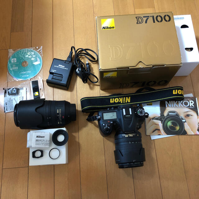 一眼レフカメラ　Nikon レンズ3本付き