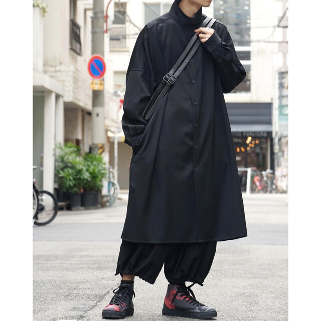 19ss ヨウジヤマモトプールオム ロングブラウス | www.jarussi.com.br
