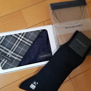 バーバリー(BURBERRY)のBURBERRY　メンズ　ハンカチ　underwear　靴下　セット(その他)