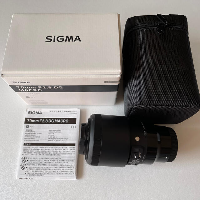 SIGMA(シグマ)のSIGMA 70mm F2.8 DG MACRO Sony E-mount スマホ/家電/カメラのカメラ(レンズ(単焦点))の商品写真