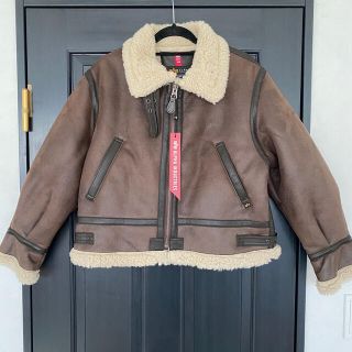 アルファインダストリーズ(ALPHA INDUSTRIES)の新品ALPHA B-3  ブラウン(ブルゾン)