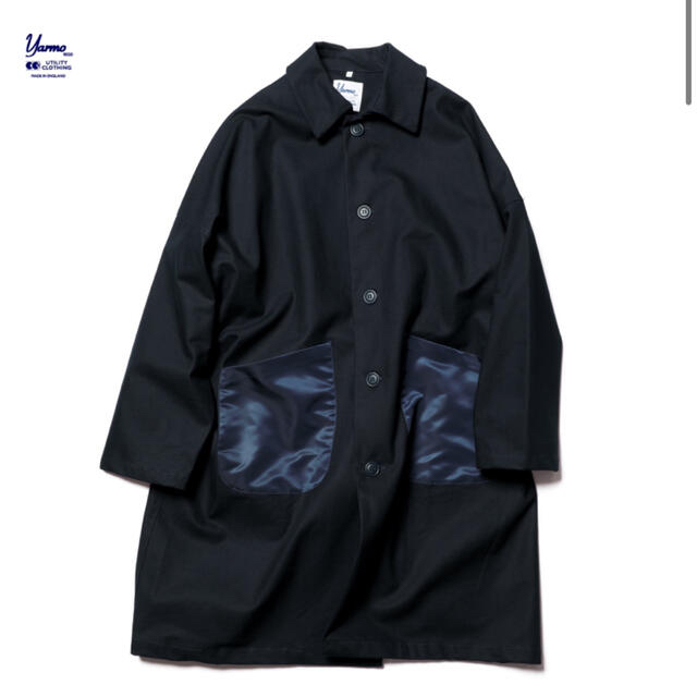 SOPHNET.(ソフネット)のsoph yarmo duster coat / ネイビー / 40 メンズのジャケット/アウター(チェスターコート)の商品写真