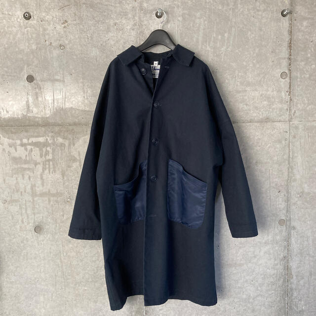 SOPHNET.(ソフネット)のsoph yarmo duster coat / ネイビー / 40 メンズのジャケット/アウター(チェスターコート)の商品写真