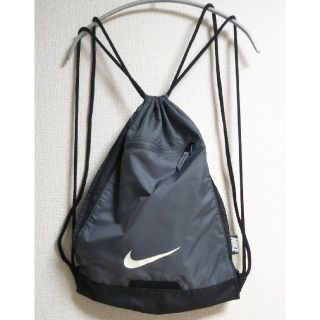 ナイキ(NIKE)の【y.カワウソ様☆専用】NIKE ナイキ ナップサック グレー×ブラック(バッグパック/リュック)