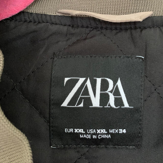 ZARA(ザラ)のZARA カーキ　ma-1風　アウター レディースのジャケット/アウター(ブルゾン)の商品写真