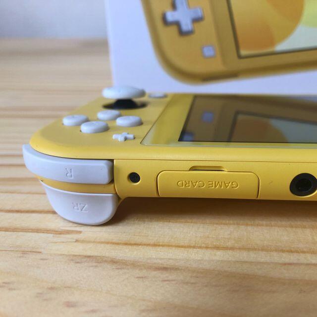 Nintendo Switch(ニンテンドースイッチ)の【美品】Nintendo Switch Lite　本体☆イエロー エンタメ/ホビーのゲームソフト/ゲーム機本体(携帯用ゲーム機本体)の商品写真