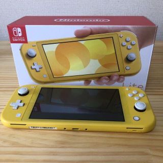 ニンテンドースイッチ(Nintendo Switch)の【美品】Nintendo Switch Lite　本体☆イエロー(携帯用ゲーム機本体)