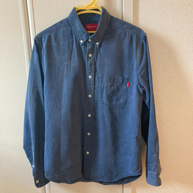 Supreme Oxford Shirts デニムシャツ　ネイビー　Sサイズ