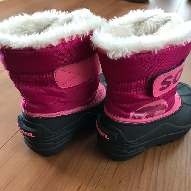 SOREL(ソレル)の美品　値下　SOREL ソレル　スノーブーツ　サイズ14センチ キッズ/ベビー/マタニティのベビー靴/シューズ(~14cm)(ブーツ)の商品写真