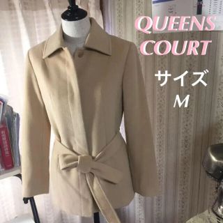 クイーンズコート(QUEENS COURT)のクイーンズコート ショートサイズM 日本製(ロングコート)