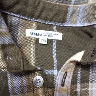 ベベ(BeBe)の商談中　未使用品べべネルシャツ&ホットビスケッツ&べべ2着(Tシャツ/カットソー)