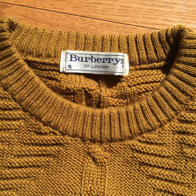 BURBERRY(バーバリー)の(正月お値下)Burberryバーバリー ビッグロゴニットセーター　LONDON メンズのトップス(ニット/セーター)の商品写真