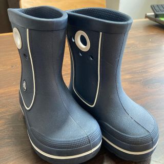 クロス(CROSS)のcrocs  クロックス　子供　kids 長靴　ネイビー　(長靴/レインシューズ)