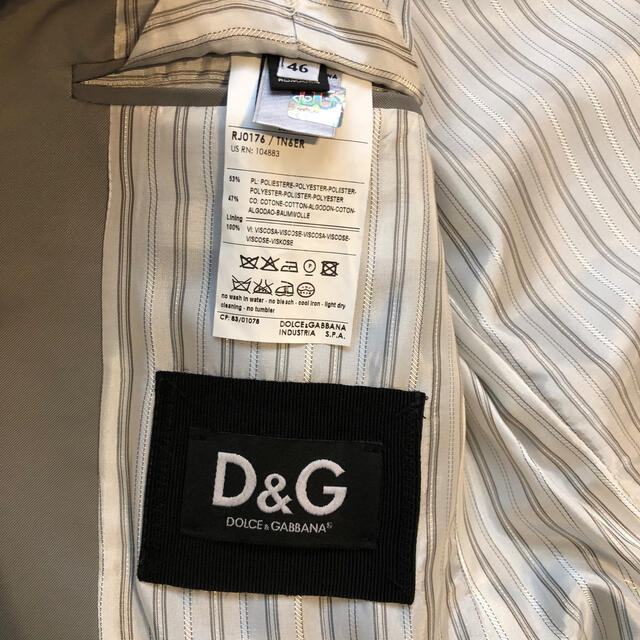 D&G(ディーアンドジー)のD&G ジャケット メンズのジャケット/アウター(テーラードジャケット)の商品写真