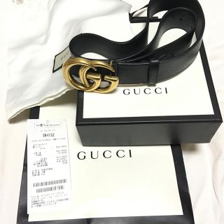 グッチ(Gucci)のGUCCI グッチ　ダブルGバックル レザーベルト(ベルト)