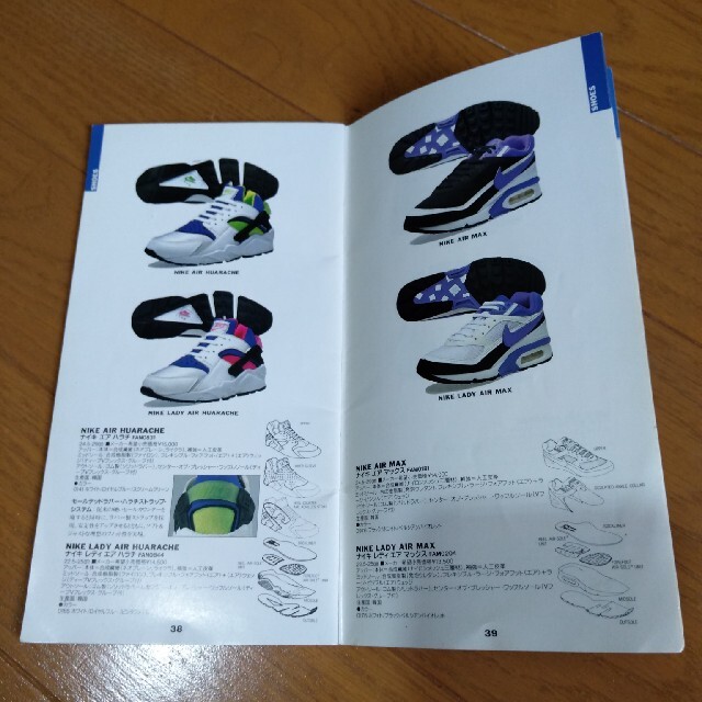 NIKE(ナイキ)のNIKE　1991秋冬　ランニング　カタログ エンタメ/ホビーのコレクション(印刷物)の商品写真