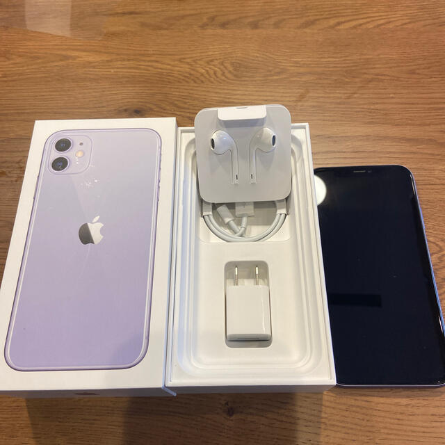 iPhone 11 パープル 64GB 美品