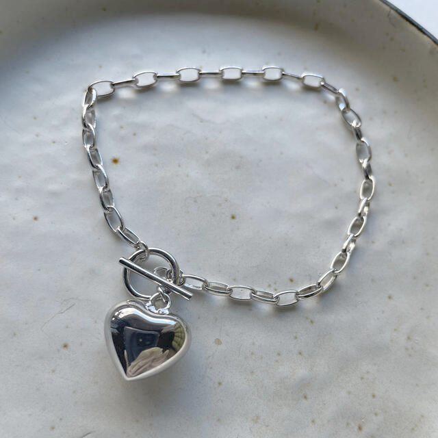 Heart chain bracelet  レディースのアクセサリー(ブレスレット/バングル)の商品写真