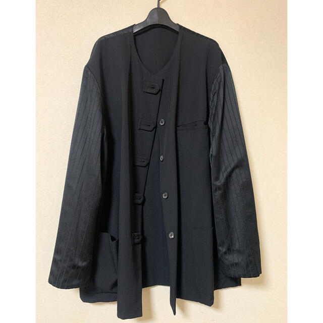 Yohji Yamamoto(ヨウジヤマモト)のyohji yamamoto pour homme 98AW ヨウジ メンズのジャケット/アウター(ノーカラージャケット)の商品写真