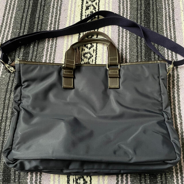 Lagasha(ラガシャ)の【LAGASHA】３層ビジネスバッグ:ネイビー [ウェア&シューズ] メンズのバッグ(ビジネスバッグ)の商品写真