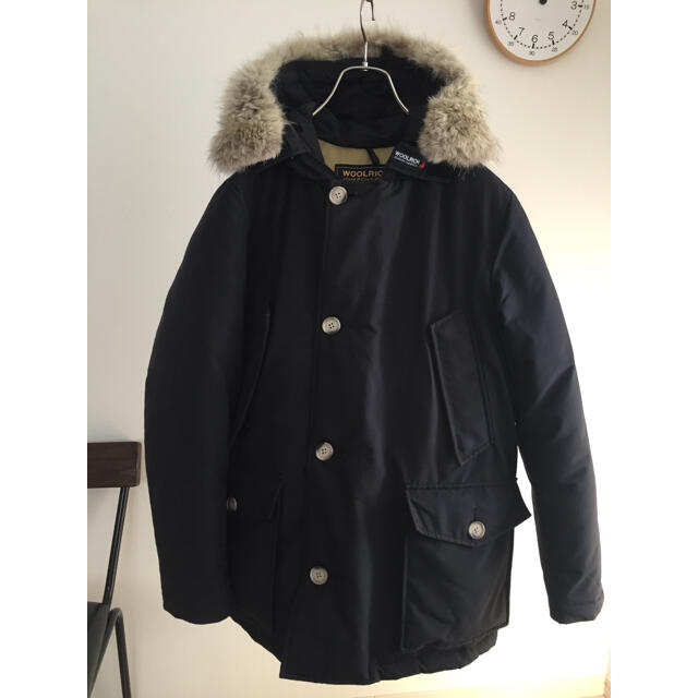 WOOLRICH(ウールリッチ)のWOOLRICH ウールリッチ アークティックパーカー カナダ製 サイズS 黒 メンズのジャケット/アウター(ダウンジャケット)の商品写真