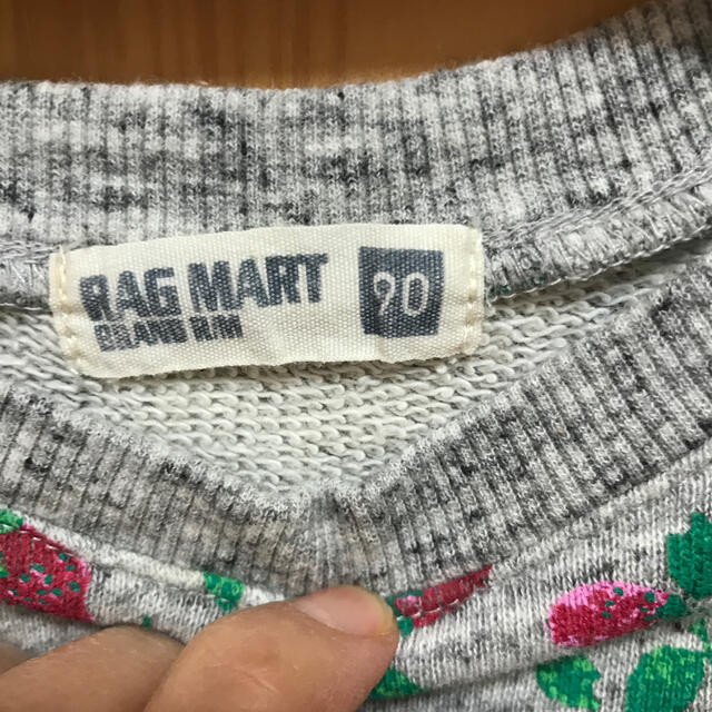 RAG MART(ラグマート)のラグマート♡チュニック キッズ/ベビー/マタニティのキッズ服女の子用(90cm~)(Tシャツ/カットソー)の商品写真