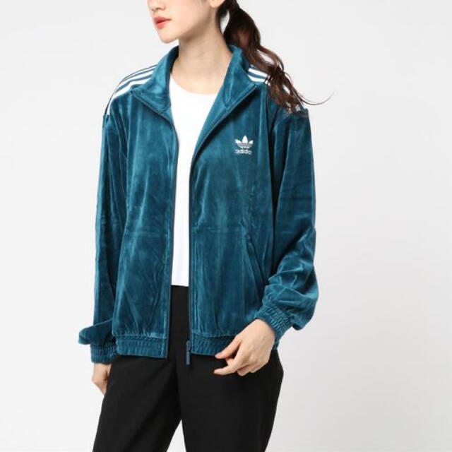 希少 adidas track jacket ベロア