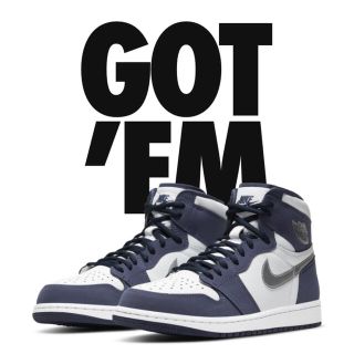 ナイキ(NIKE)の【２８ｃｍ】AIR JORDAN1 HIGH OG Midnight Navy(スニーカー)