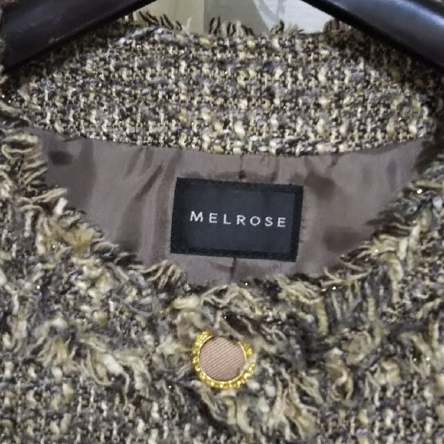 MELROSE(メルローズ)の新春お値下げ❗️MELROSEシャネル風ノーカラーコート レディースのジャケット/アウター(ノーカラージャケット)の商品写真