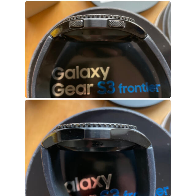 Galaxy(ギャラクシー)のGalaxy Gear S3 frontier スマホ/家電/カメラのスマートフォン/携帯電話(その他)の商品写真