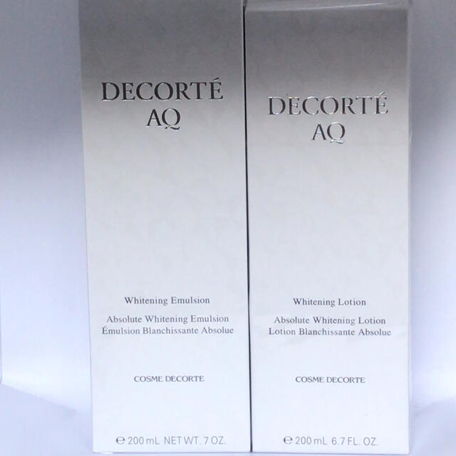 コスメデコルテ AQ ホワイトニング 化粧水&乳液 セット - 化粧水
