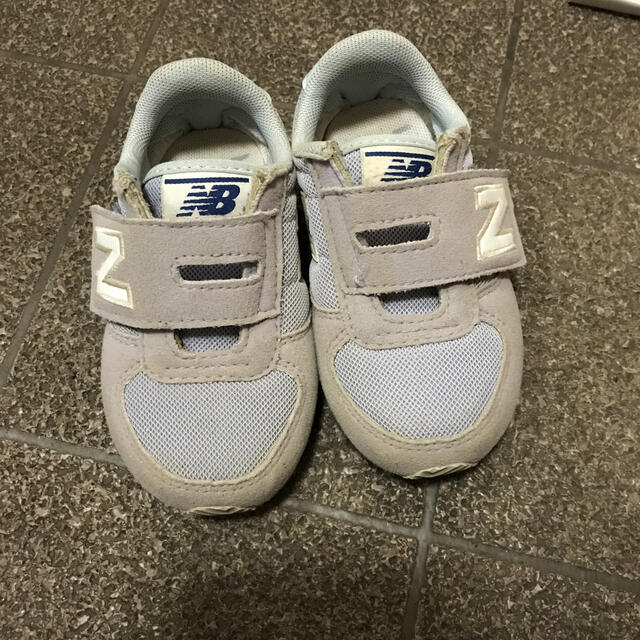 New Balance(ニューバランス)のニューバランス　ベビーシューズ13cm パープル キッズ/ベビー/マタニティのベビー靴/シューズ(~14cm)(スニーカー)の商品写真